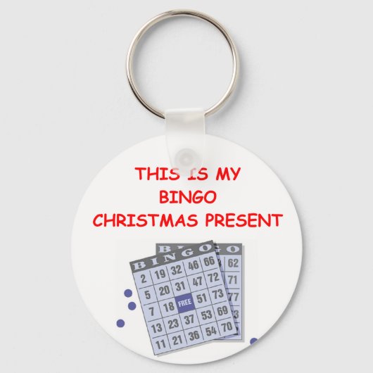 BINGO-Kristmas Schlüsselanhänger (Vorderseite)