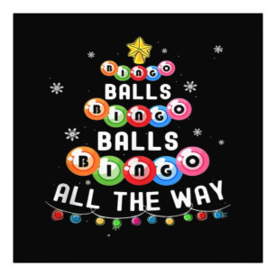 Bingo-Kugeln Bingo auf der ganzen Linie  Fotodruck
