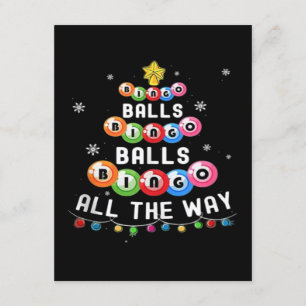 Bingo-Kugeln Bingo auf die ganze Art  Begleitkarte