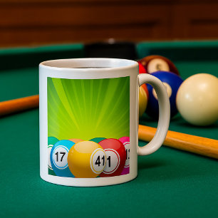 Bingo-Kugeln Kaffeetasse