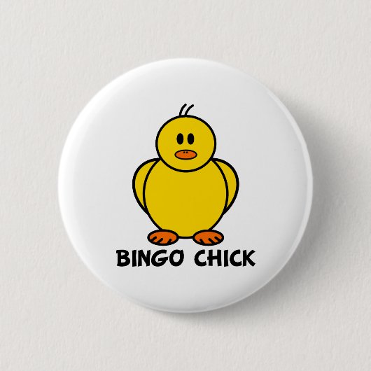 Bingo-Küken Button (Vorderseite)