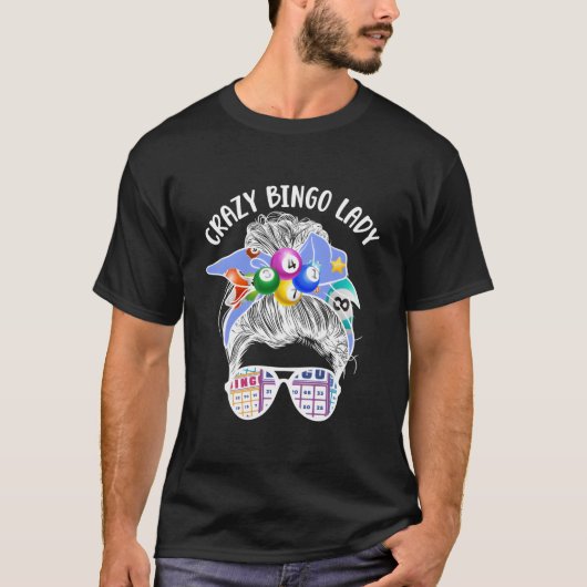 Bingo Lady Bingo Player Bingo Bingo Enthusiasts T-Shirt (Vorderseite)
