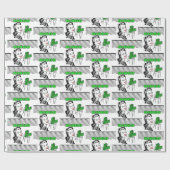 Bingo Lady mit Geld Geschenkpapier (Flach)