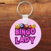 BINGO LADY SCHLÜSSELANHÄNGER (Vorderseite)