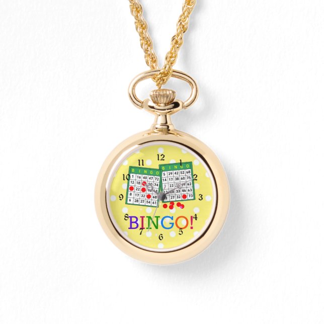 Bingo! Lasst uns Bingo spielen. Armbanduhr (Vorderseite)