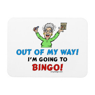 Bingo-Liebhaber Magnet