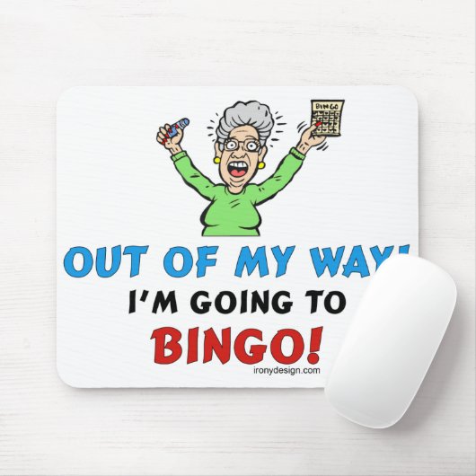 Bingo-Liebhaber Mousepad (Mit Mouse)