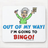 Bingo-Liebhaber Mousepad (Vorne)
