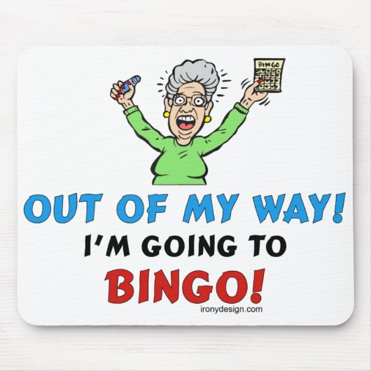 Bingo-Liebhaber Mousepad (Vorne)