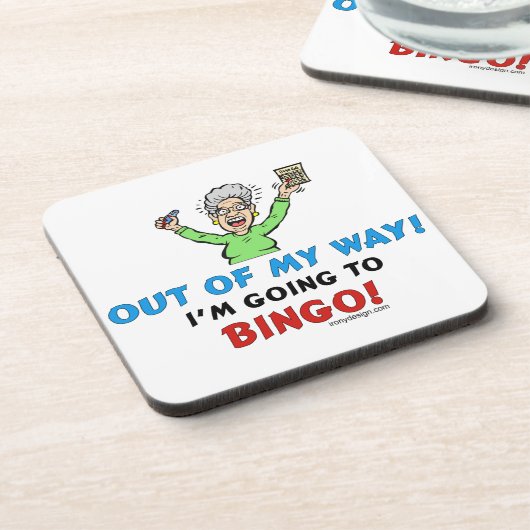 Bingo-Liebhaber Untersetzer (Linke Seite)