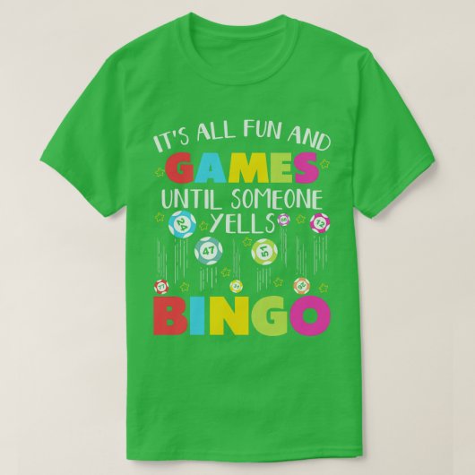 Bingo Lovers Casino Spiele T-Shirt (Design vorne)