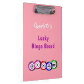 Bingo Lovers Personalisiert Lucky Bingo Bingo Klemmbrett (Rechts)