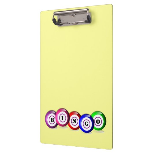 Bingo Lovers Personalisiert Lucky Bingo Board Klemmbrett (Links)