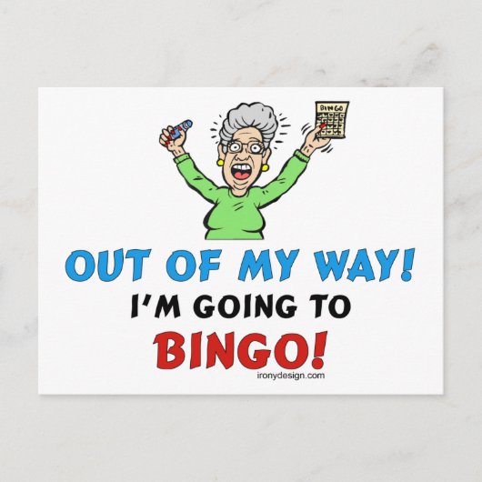 Bingo Lovers Postkarte (Vorderseite)