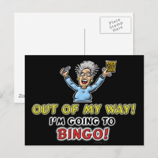 Bingo Lovers Postkarte (Vorne/Hinten)