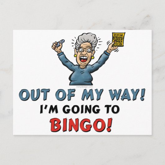 Bingo Lovers Postkarte (Vorderseite)