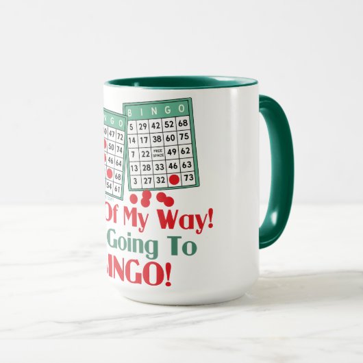 Bingo-lustiges Sprichwort Tasse (VorderseiteRechts)