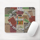 Bingo-Mauspad Mousepad (Mit Mouse)