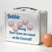 Bingo mit Name und Bingo Balls Metall Lunch Box (Beispiel)