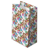 Bingo Monkey Kleine Geschenktüte (Rückseite Schrägansicht)