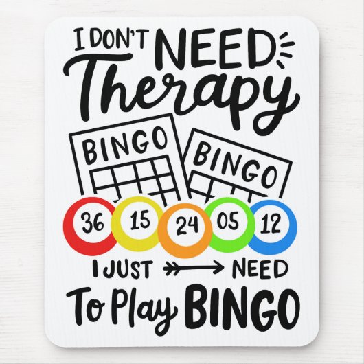 Bingo-Mousepad Mousepad (Vorne)