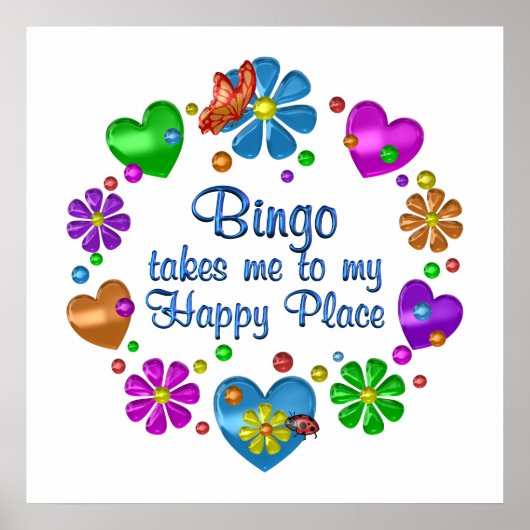 Bingo My Happy Place Poster (Vorne)