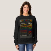 Bingo My Perfect Day For Bingo Player Sweatshirt (Vorne ganz)