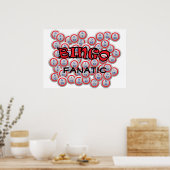 Bingo "Name" über Bingo Balls Poster (Küche)