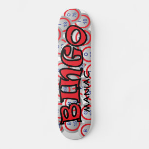 Bingo "Name" über Bingo Balls Skateboard
