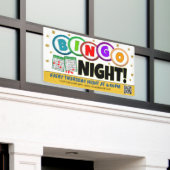 Bingo Night Banner mit qr Code (Äußeres Gebäude)