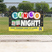 Bingo Night Banner mit qr Code (Insitu)