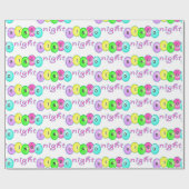 Bingo Night Bingo Balls Geschenkpapier (Flach)