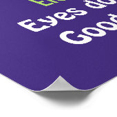 Bingo Night Willkommensposter Eye Down Game On Poster (Ecke)
