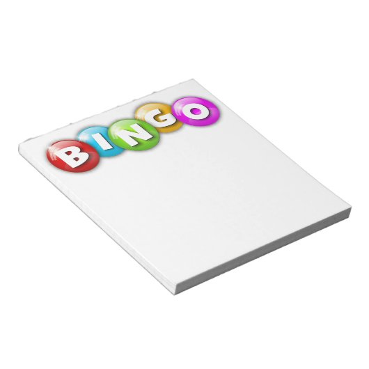 Bingo Notizblock (angewinkelt)