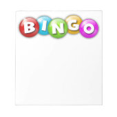 Bingo Notizblock (Vorderseite)