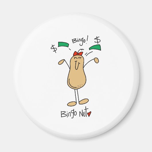 Bingo Nuss Magnet (Vorne)
