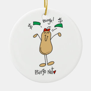 Bingo Nut T - Shirt und Geschenke Keramikornament