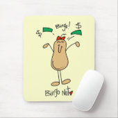 Bingo Nut T-Shirts und Geschenke Mousepad (Mit Mouse)