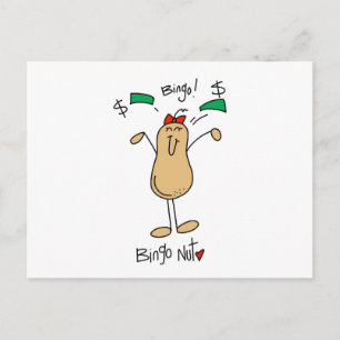 Bingo Nut Tshirts und Geschenke Postkarte
