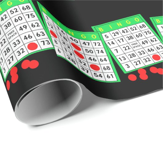 Bingo-Packpapier Geschenkpapier (Rolleneckpunkt)