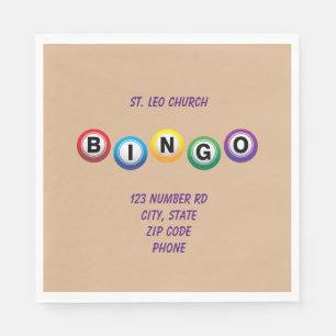BINGO Paper Napkins Serviette