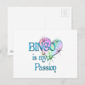 Bingo Passion Postkarte (Vorne/Hinten)