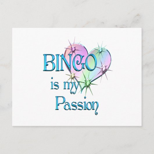 Bingo Passion Postkarte (Vorderseite)