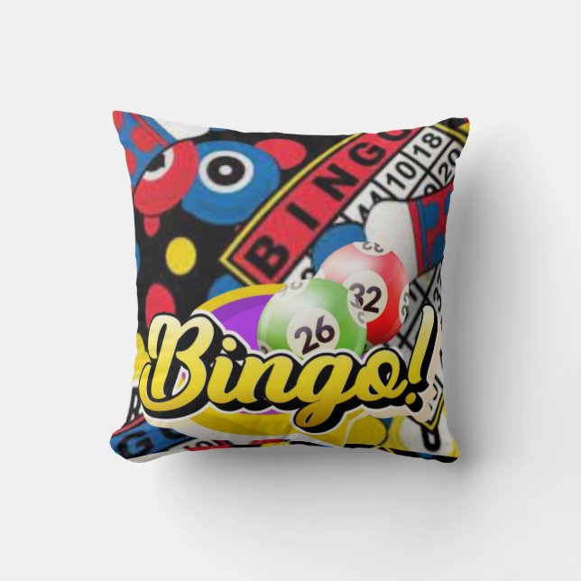 Bingo (Personalisierter Name) Geschenkkissen Kissen (Vorderseite)