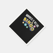 Bingo Player Balls Lucky Number Serviette (Ecke)
