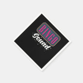 Bingo Player Balls Lucky Number Serviette (Ecke)