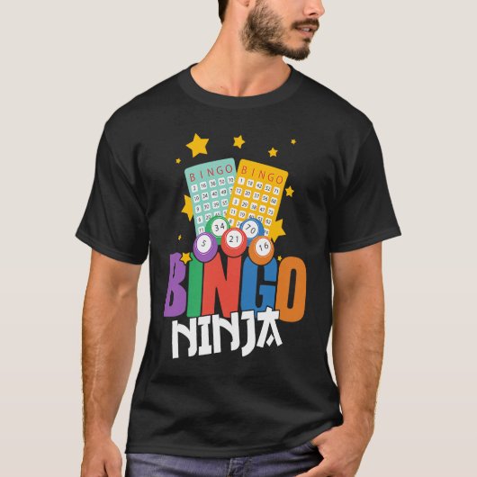 Bingo Player Bingo Ninja T-Shirt (Vorderseite)