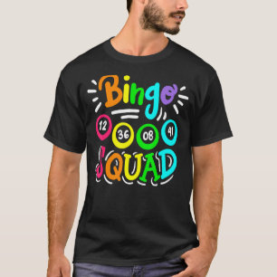 Bingo Player Casino Women Men Niedlich Bingo Squad T-Shirt