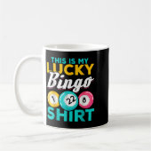 Bingo Player Das ist mein glücklicher Bingo Funny  Kaffeetasse (Links)