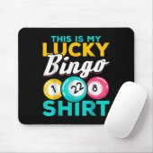Bingo Player Das ist mein glücklicher Bingo Funny Mousepad (Mit Mouse)